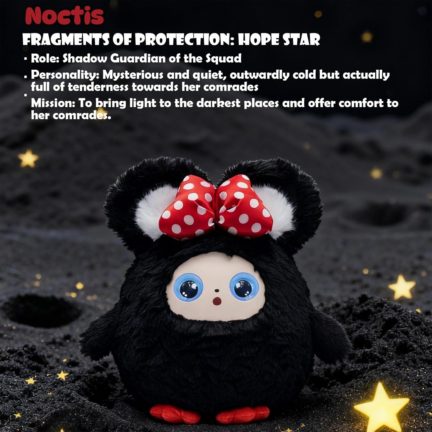 AI Intelligent Interactive Plush Toy ChatGPT, with Vibration/Tactile Perception and Children's Emotions, multilingual Companions, Interactive Games, Memory Training (Noctis)