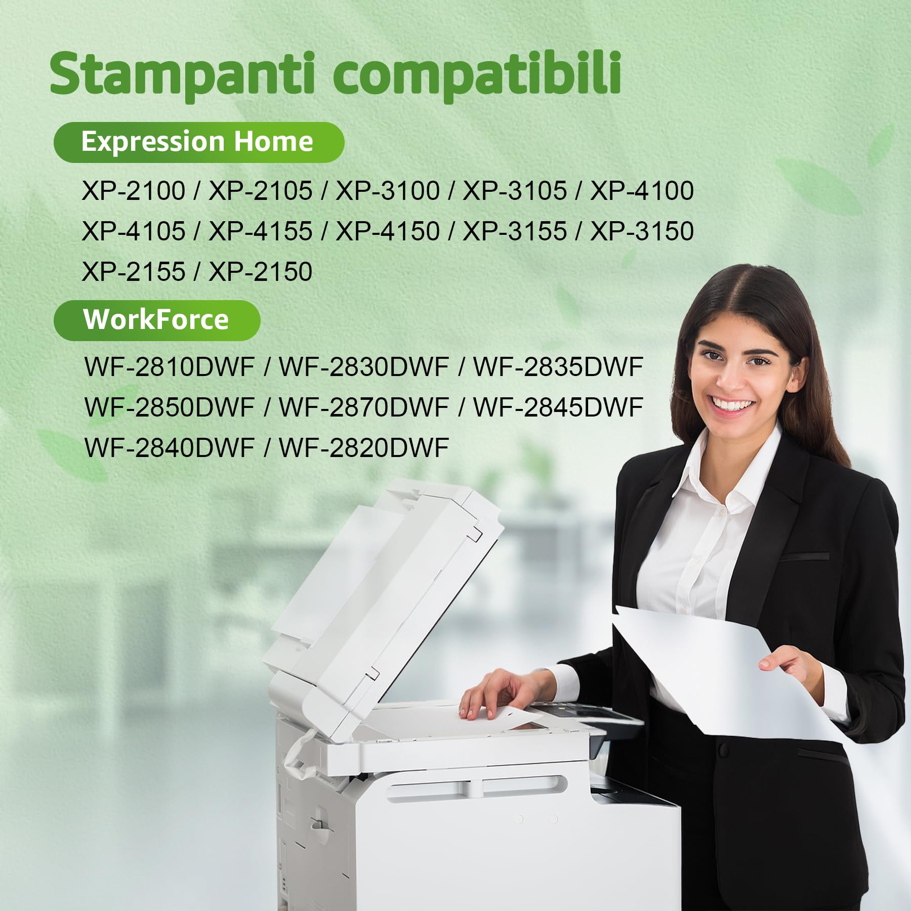 GREENSKY Cartucce 603 XL Compatibili per Epson 603 XL Cartucce per Epson 603XL per Expression Home XP2100 XP3100 XP4100 XP2150 per Workforce WF-2810 WF-2830 WF-2820 Stampante(Confezione da 10)