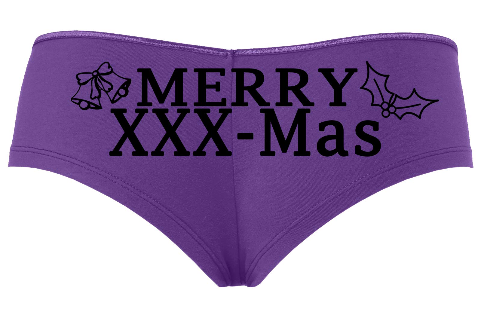 Knaughty Knickers Christmas Merry XXX-Mas Panties X-Rated Porn Star Panties  Black at Amazon Womens Clothing store