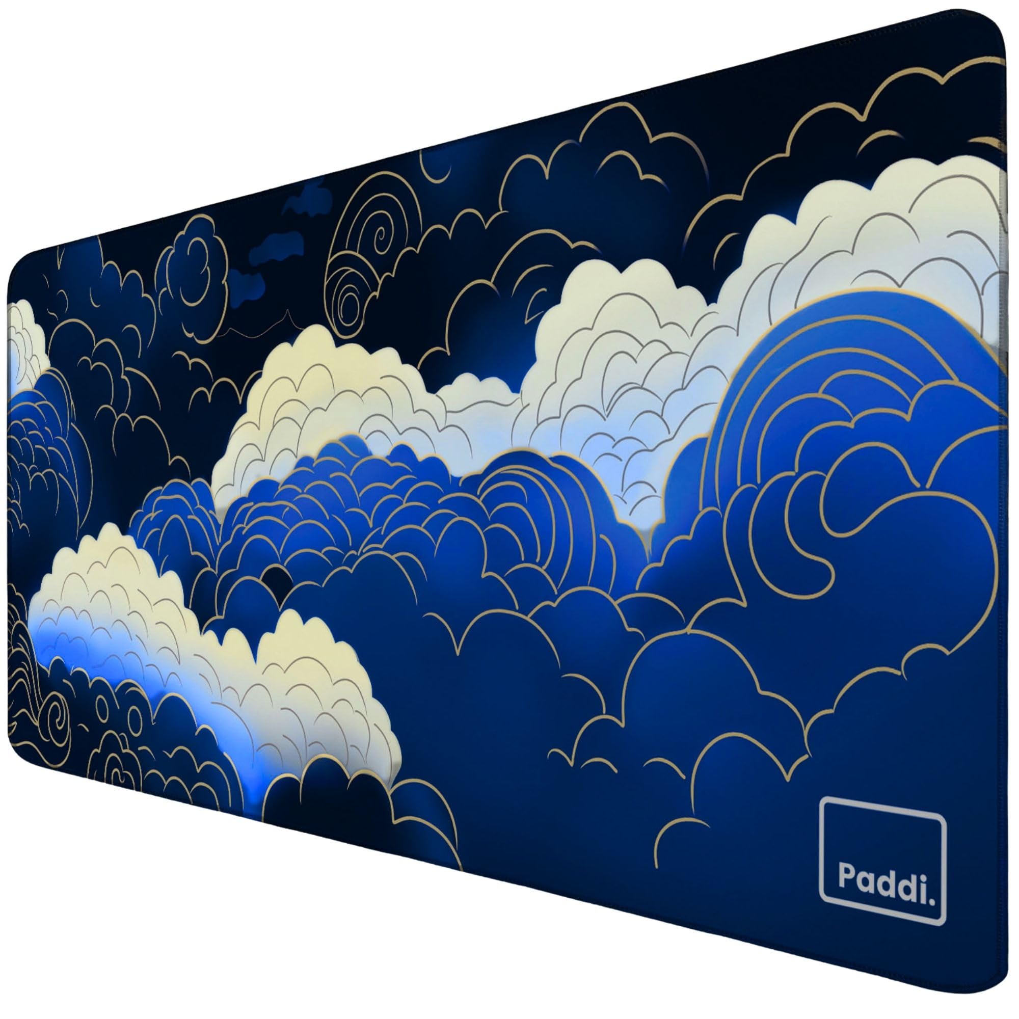 XXL Gaming Mouse Pad, Large Mouse Pad, Office Mat, Non-Slip Rubber Base – Extra Large Size: 35.1 x 15.8 – Clouds