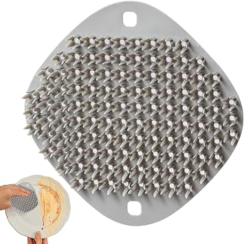 Food Vegetable Scourer, Vegetable Scourer, Portable Fruit Scrubber Dish Scrubber - Anti-slip Fruit Brush Scrubber Plate Potato Bra Scrubber for Cutting Board