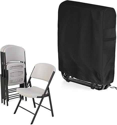 Miniatura 8 de AKEfit Funda plegable impermeable para sillas de gravedad cero para exteriores, resistente a los rayos UV, protege de la lluvia y el sol, 1 unidad
