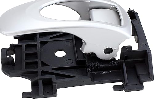 Miniatura 4 de Dorman 96729 - Manija de puerta interior del lado del conductor delantera compatible con modelos seleccionados de Mitsubishi, color negro; plateado