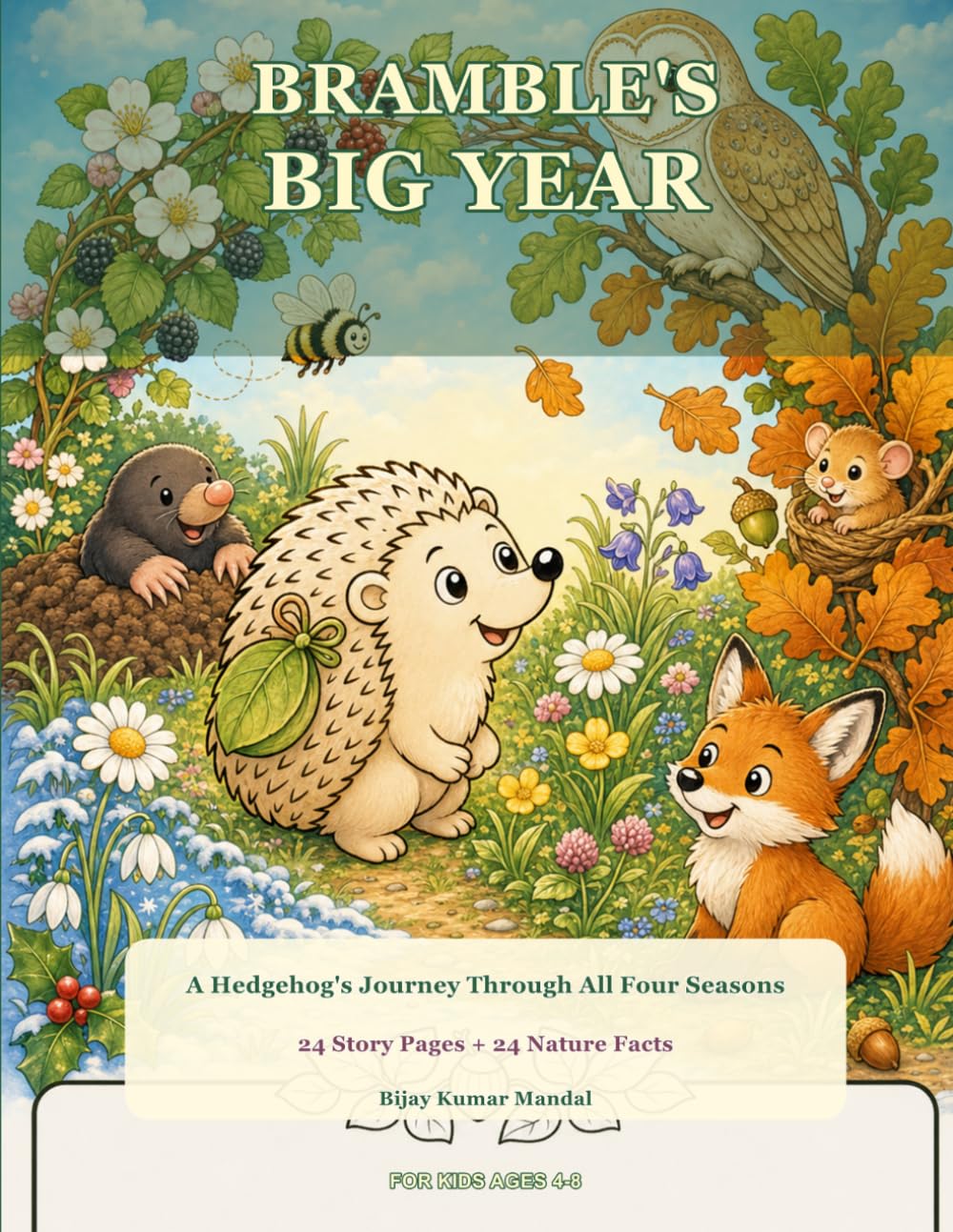 Bramble's Big Year: A Hedgehog's Journey Through All Four Seasons