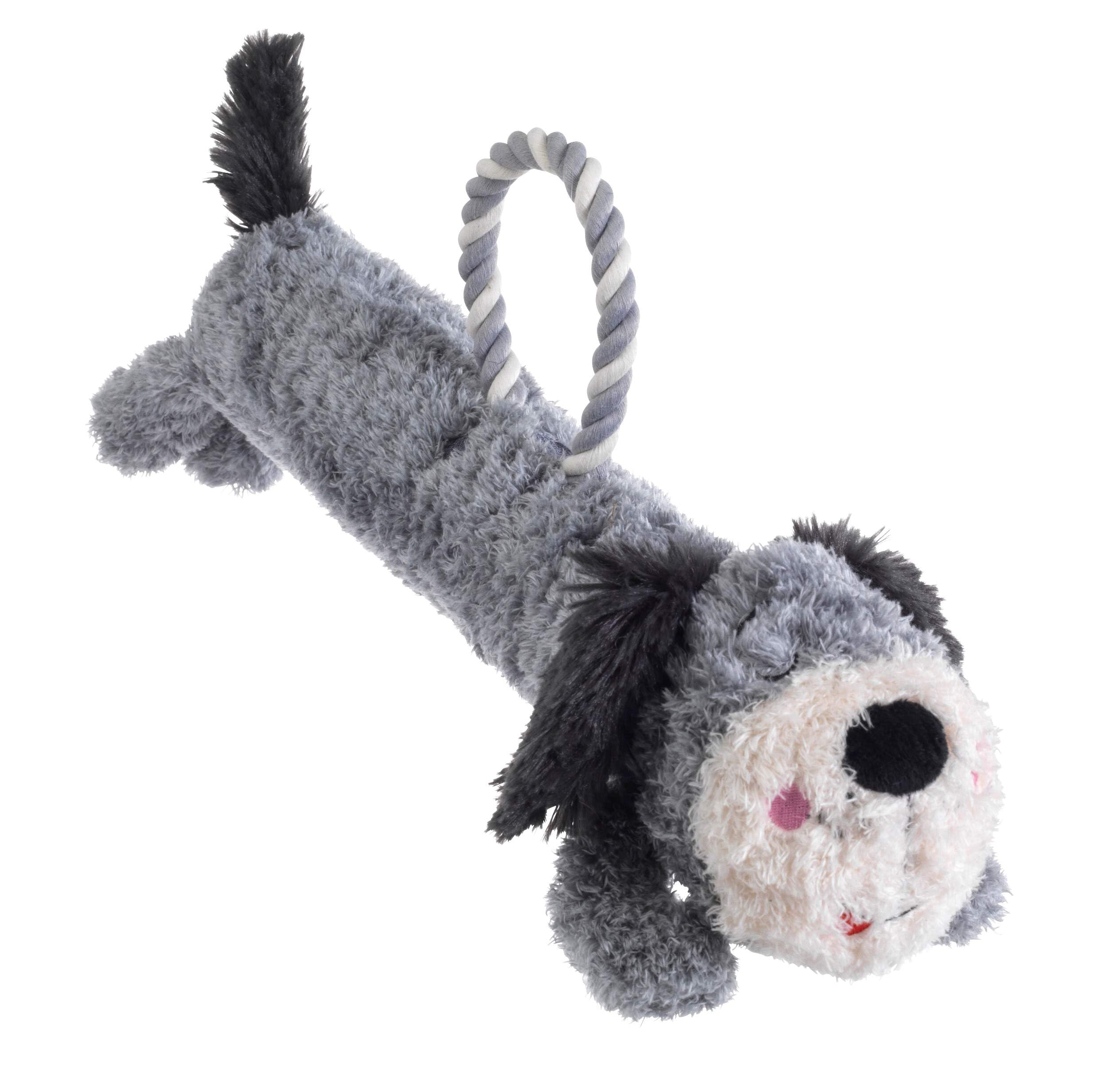 House of Paws Loofa and Rope Dog Toy - Dog, Multicolour