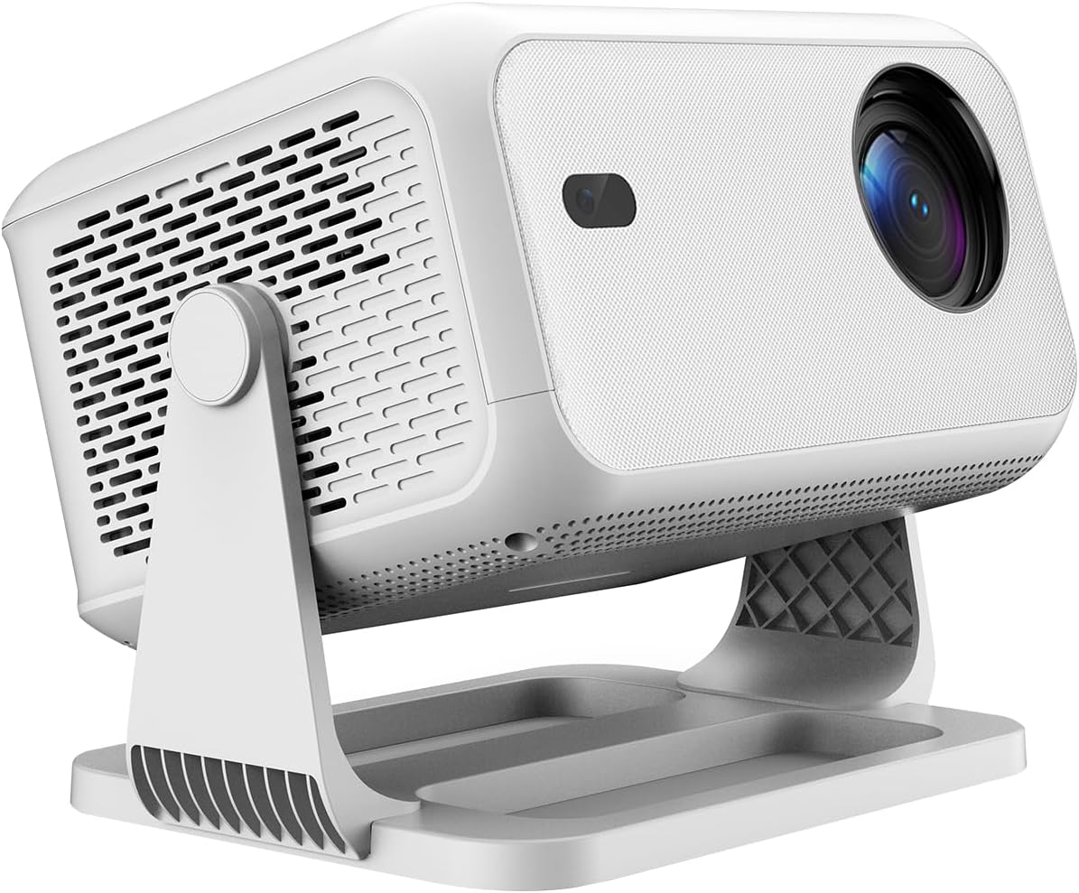 Projector with WiFi and Bluetooth, Auto Focus 4K Portable Smart Projector Support iOS/Android/Laptop, 800 ANSI Video Projectors for Outdoor Indoor Movies