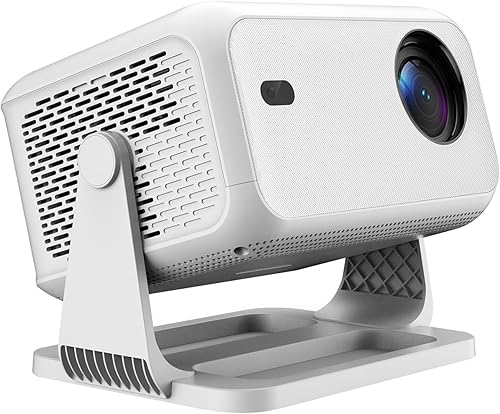 Proyector con WiFi y Bluetooth, enfoque automático 4K Proyector inteligente portátil compatible con iOSAndroidLaptop, 800 proyectores de video ANSI