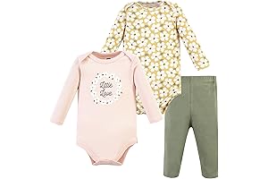 Cozy and Cute Unisex Cotton Bodysuit and Pant Set for Babies and Toddlers