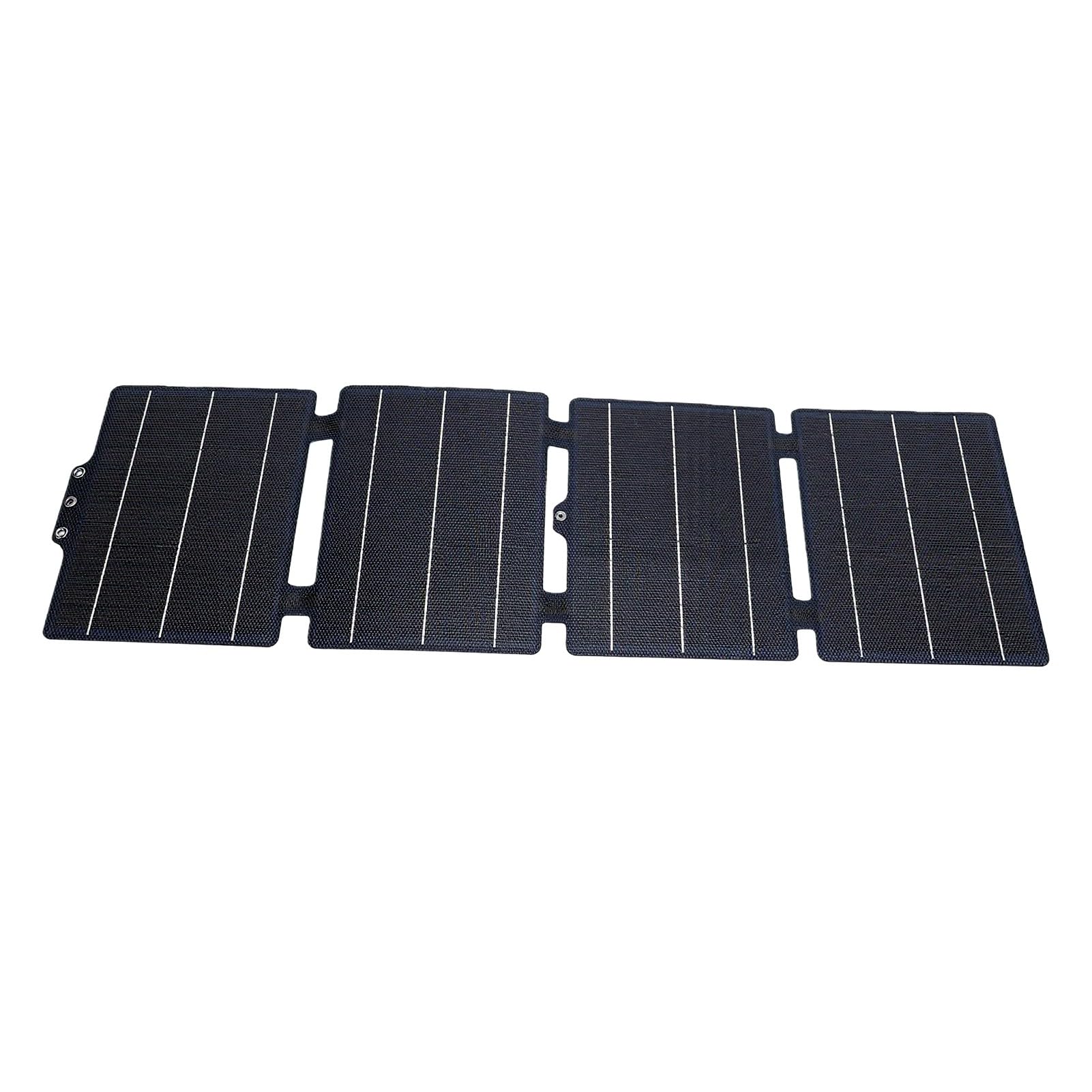 Panel Solar Plegable 25W Cargador con Salida USB Type-C, DC Output