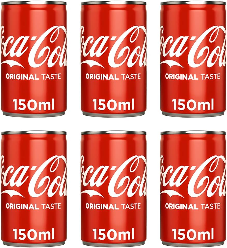 Mini Soft-Drink Cans 150ml Stunning In Exciting Pack of 6 To Satisfy Your Soda Cravings Sold By VR Angle