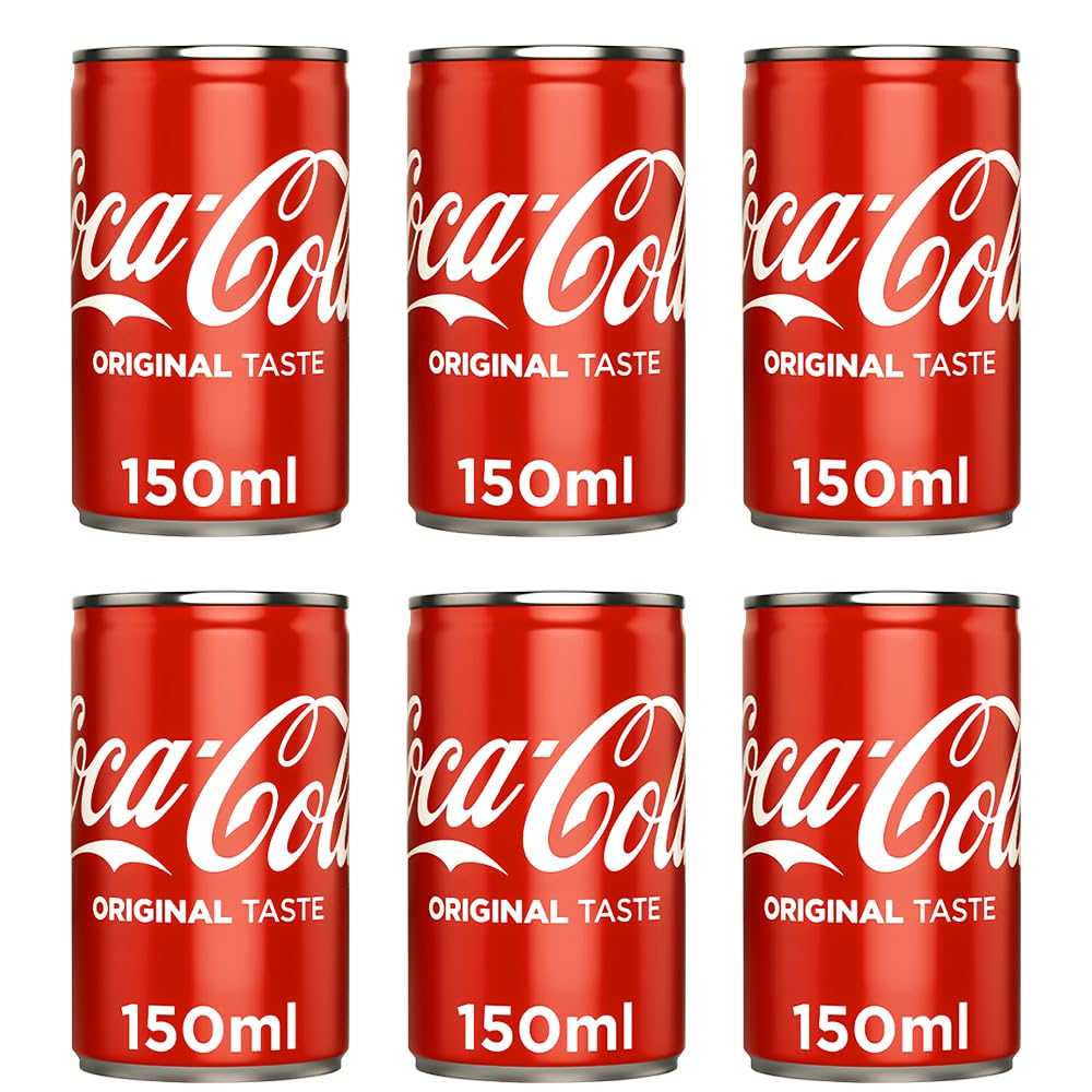 Mini Soft-Drink Cans 150ml Stunning In Exciting Pack of 6 To Satisfy Your Soda Cravings Sold By VR Angle