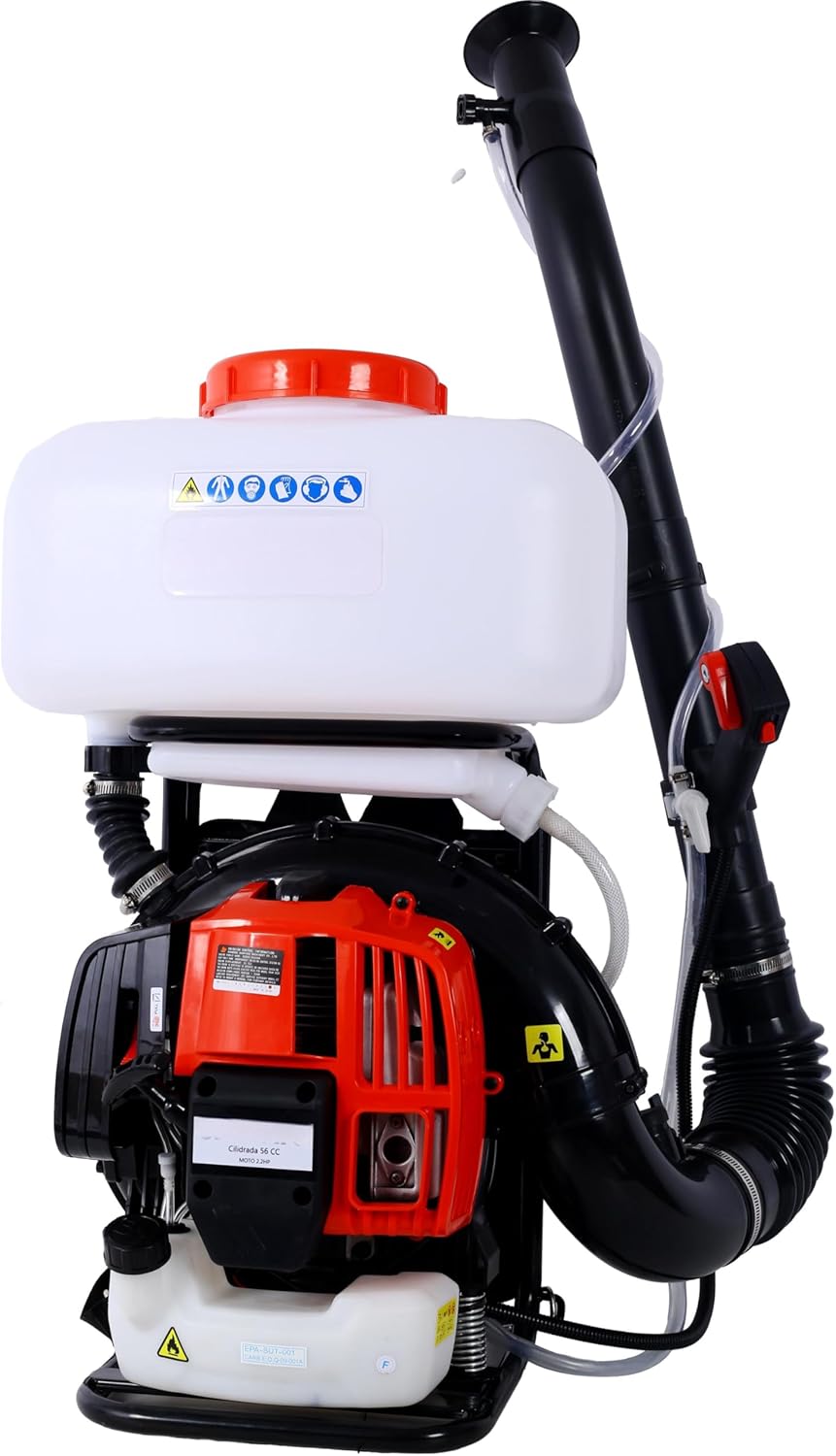 【LuckyNote】 55.7cc Mosquito fogger Mister Duster Mosquito Sprayer Backpack Sprayer Cold Fogger,Gasoline Powered Sprayer Blower Machine with 20L for Garden Spraying