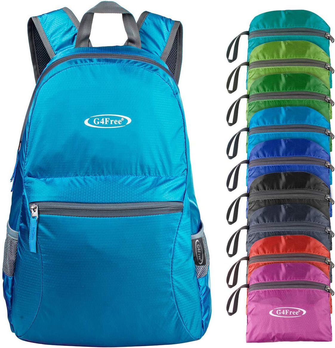 Dagrugzak, opvouwbaar, 20 liter, opvouwbare rugzak, ultralicht, voor