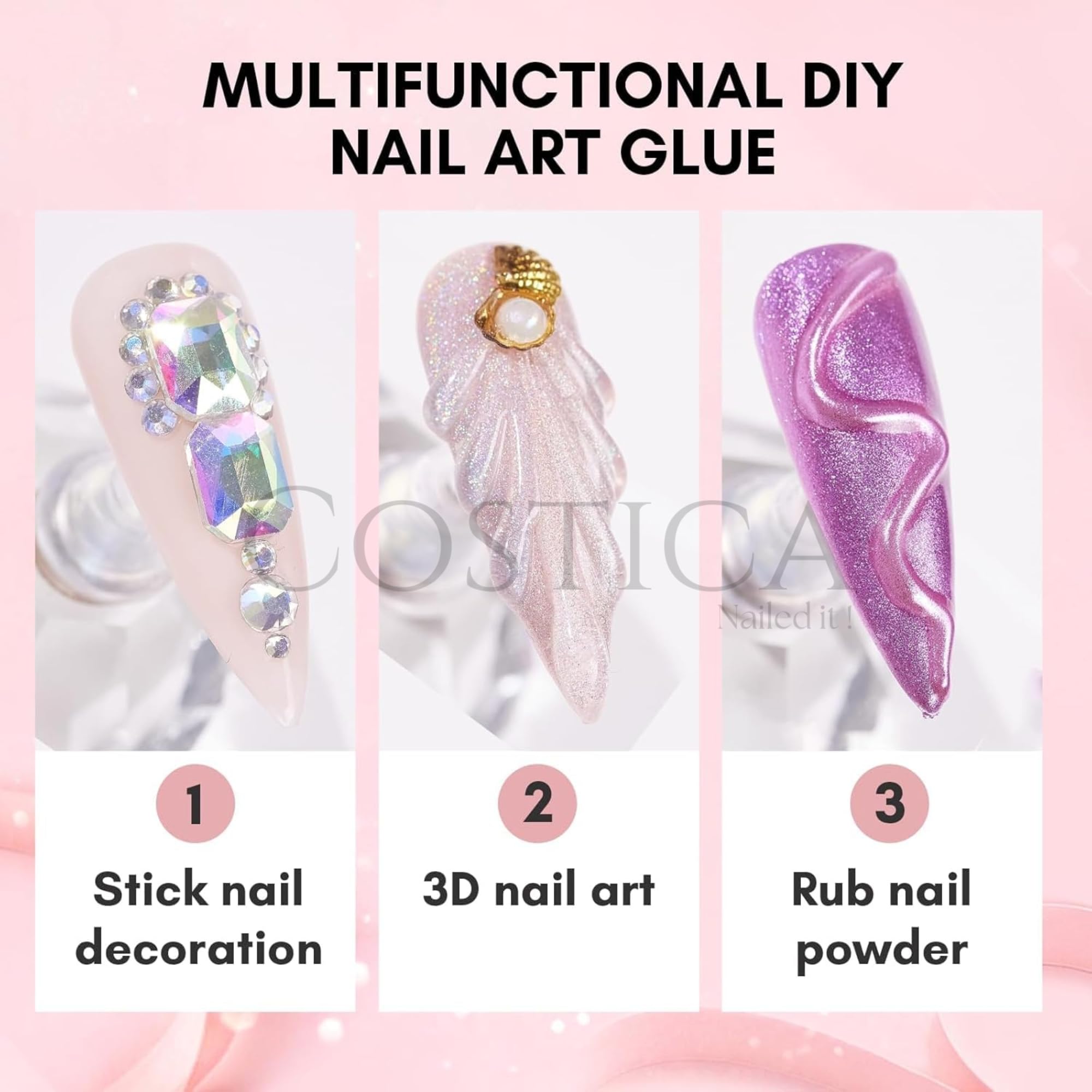 VENALISA Nail Rhinestone Glue - Super Strong Adhesive -2