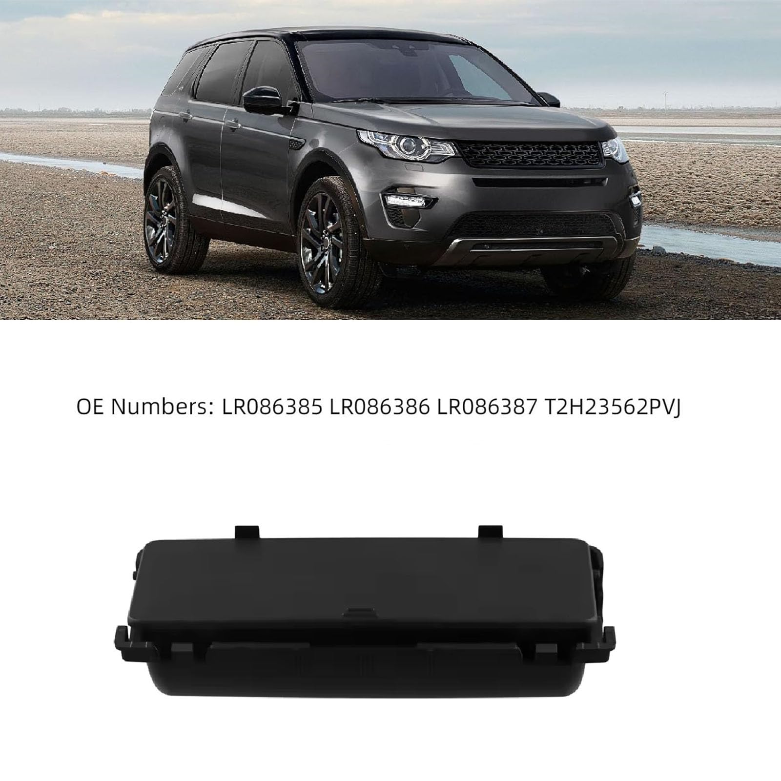 Akcesoria do wnętrza samochodu Overhead etui na okulary przeciwsłoneczne z mechanizmem szybkiego otwierania LR086387 do Discovery 5 Defender 90/110/130 oszczędność miejsca przegroda na