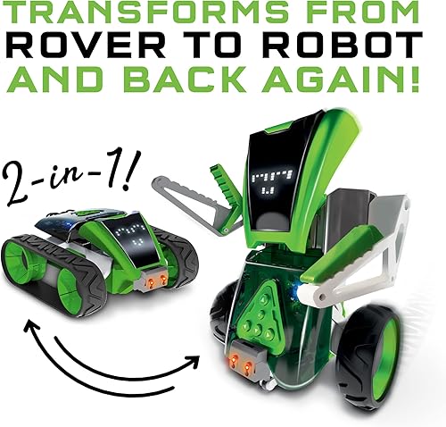 Miniatura 3 de Thames & Kosmos Robótica: máquinas inteligentes - Sidekick | Construye un Rover de 4 ruedas y un robot de 2 ruedas | Introducción personalizable a