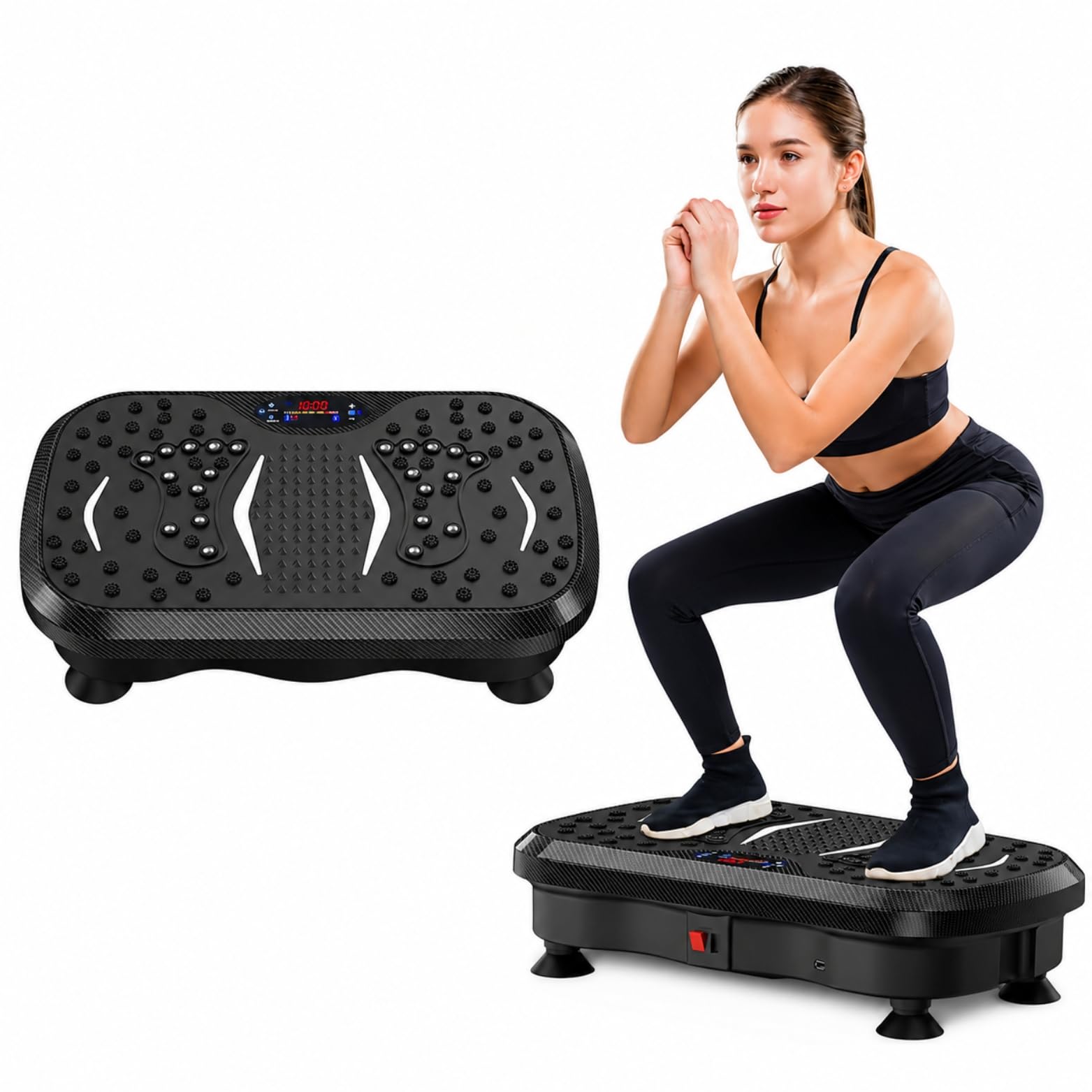 K-STAR KCVPM Full Body Vibration Plate Massager | Vibration Fitness & Physiotherapy Exercise Machine | Body Massage, Muscle Toning & Recovery Platform-picture-29