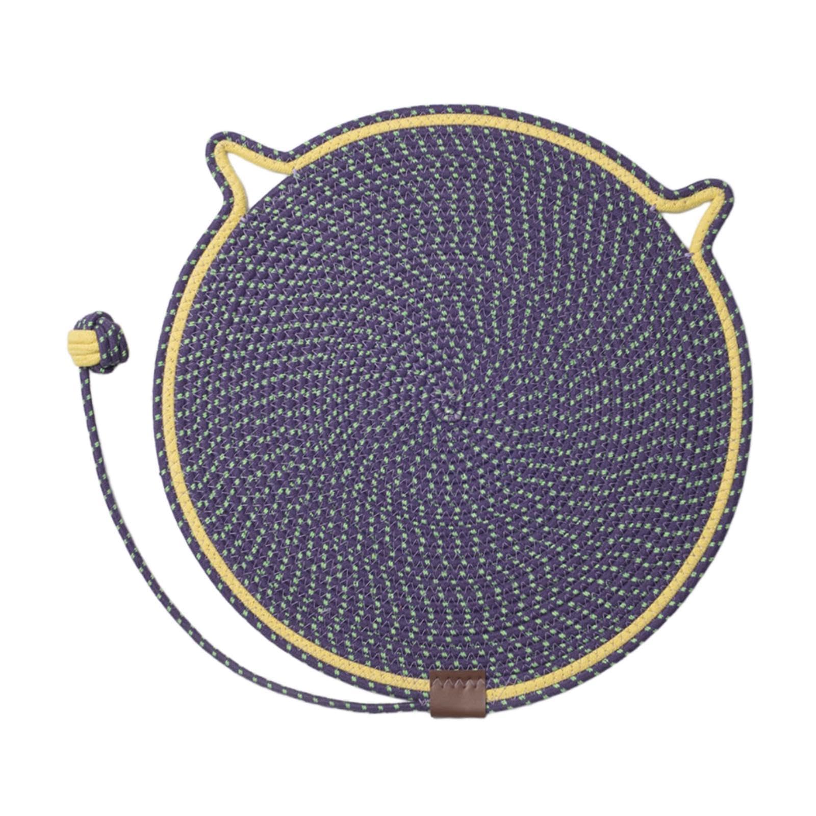 Cat Scratching Pad Scratch Pad com Toy Cat Scratcher Mat Interactive Toy Ball Ball para