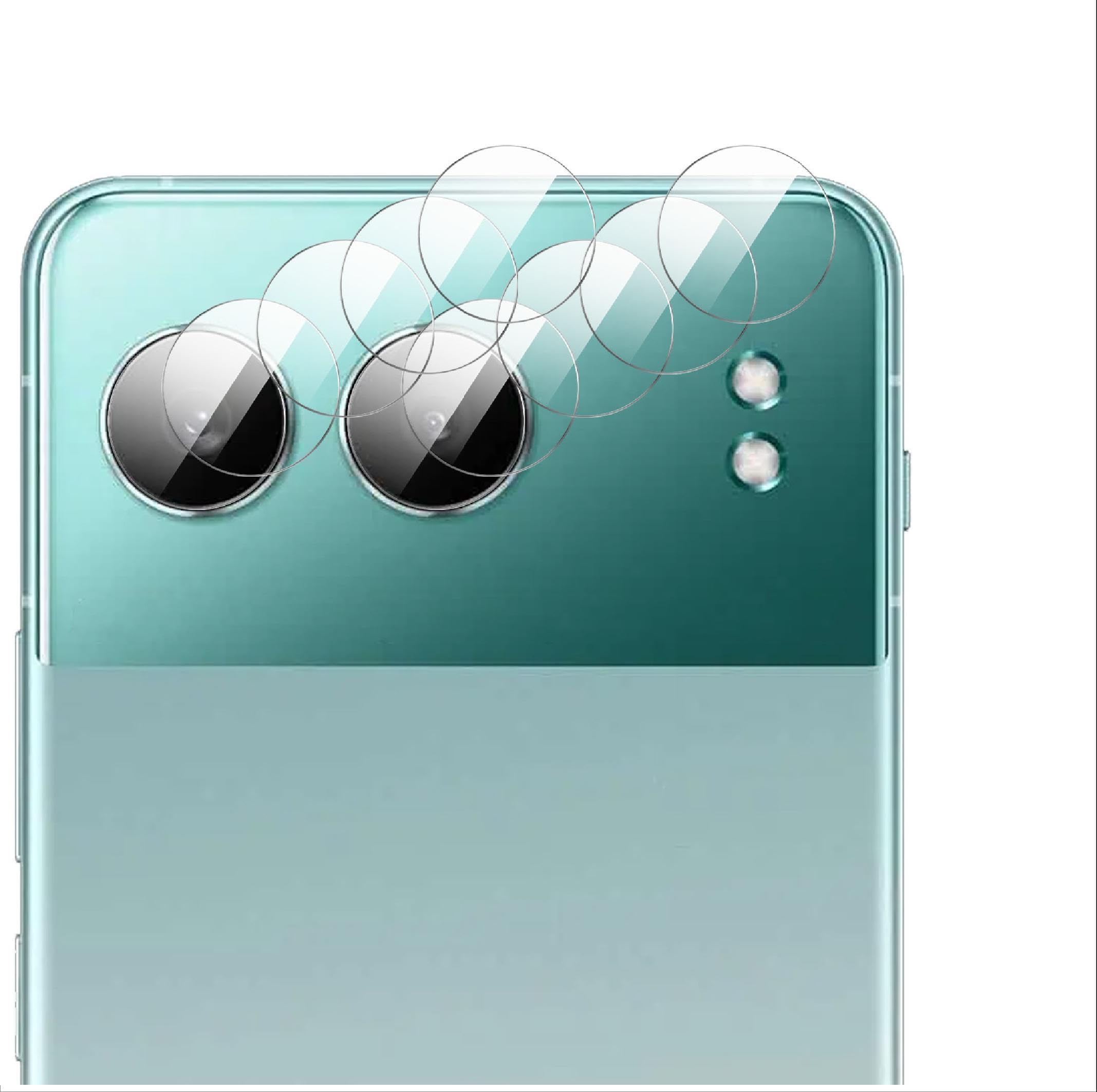 GIOPUEY [Super Sottile 4 Pezzi Pellicola Fotocamera Compatibile con OnePlus 11 5G, HD Vetro Temperato [Resistente ai Graffi] Protezione Fotocamera per OnePlus 11 5G