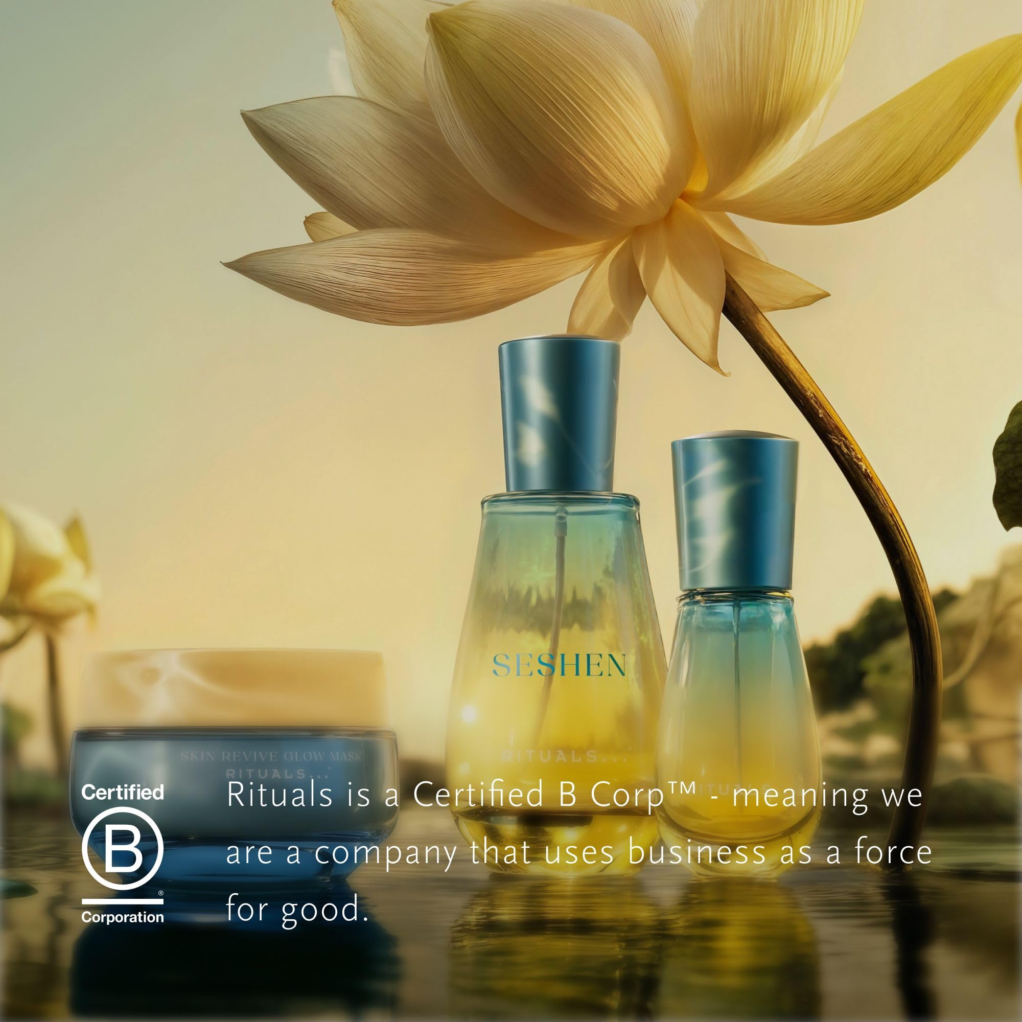 Rituals The Ritual of Seshen Skin Revive Glow Mask, masque crème gel avec aloe vera et cica, hydratant
