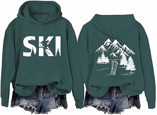 Ski Hoodie And Sweatshirt Apres Ski Sweater Snowboard Hoodie Snowboarding