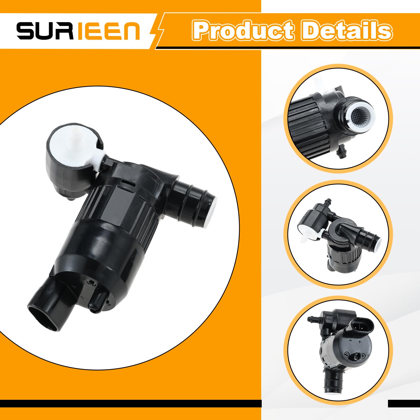 Amazon.com: SURIEEN 28920-3JA0A Windshield Washer Pump, Compatible