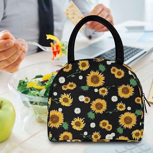 Miniatura 5 de CBBYY Bolsa de almuerzo para mujer, reutilizable, aislada, para adultos y estudiantes, a prueba de fugas, para el trabajo, oficina, viajes, escuela,