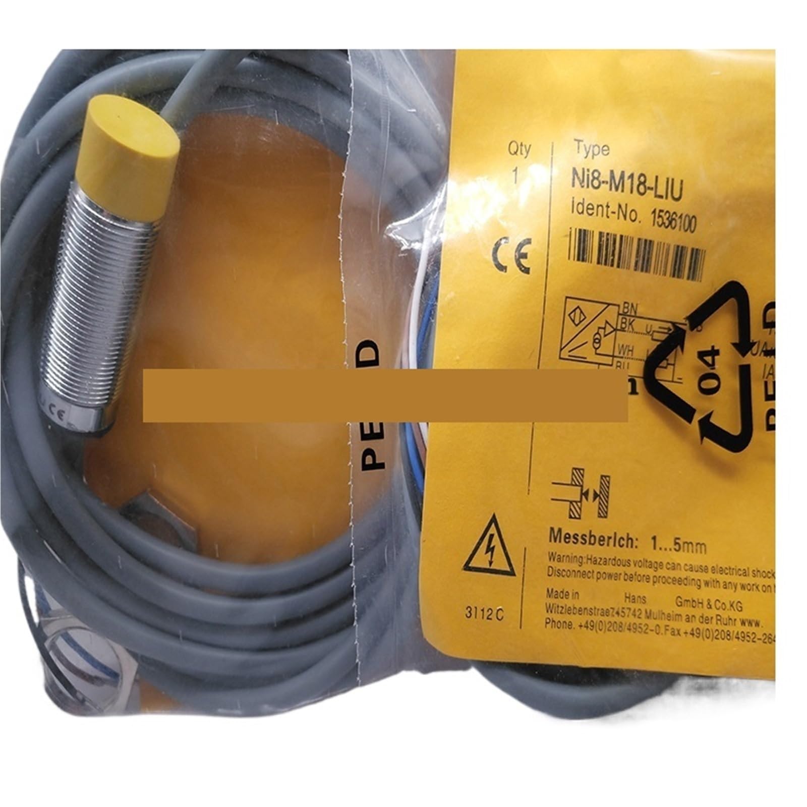 OGQNPJJCJ 1pcs Sensor NI8-M18-LIU NI10-M18-LIU NI15-M30-LIU BI15-M30-LIU BI10-M30-LIU(Bi15-m30-liu)