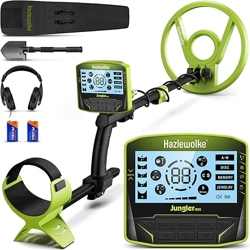 Metal Detector for Adults, 5 Professional Mode with Higher Accuracy 10” Waterproof Coil for Gold Detecting