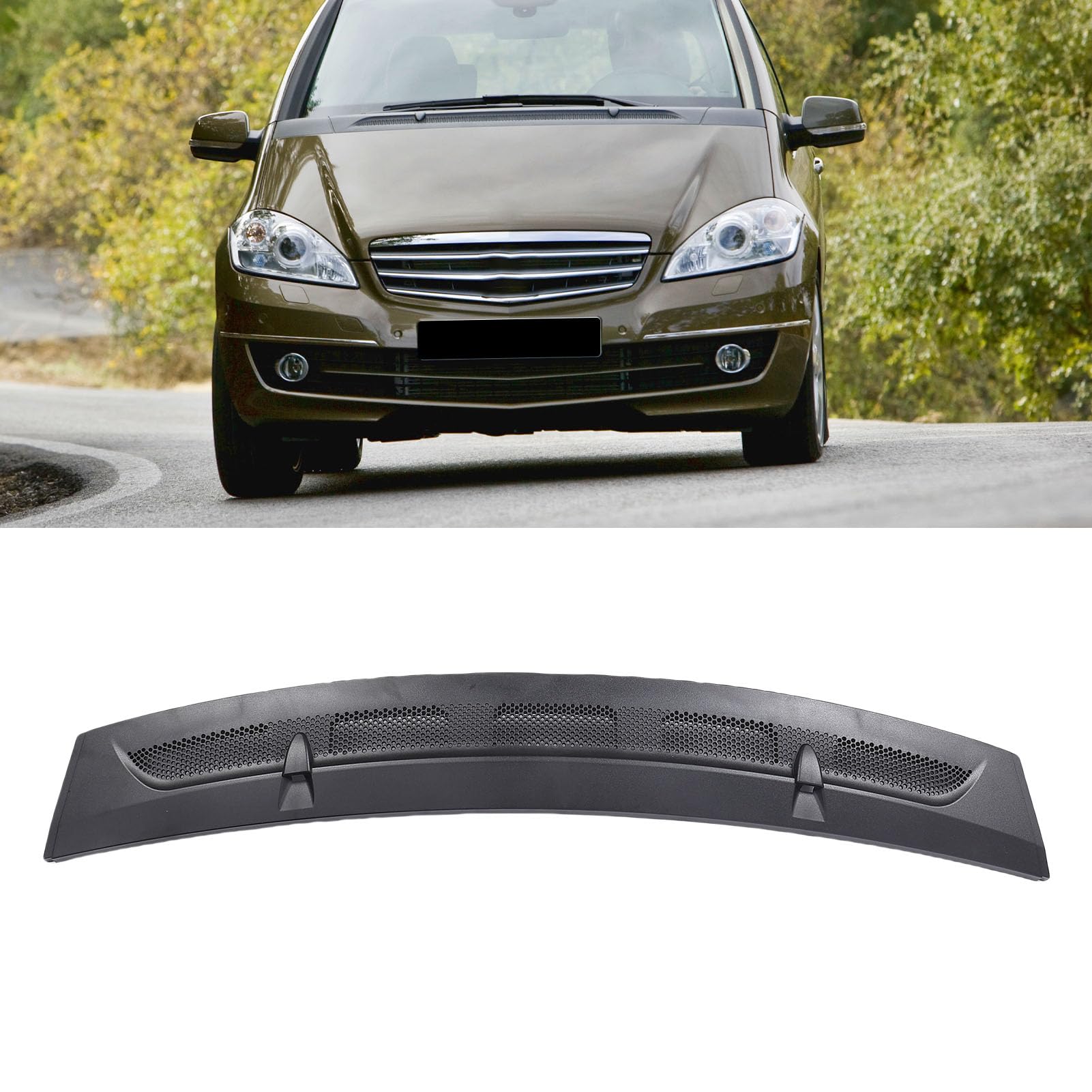 Hood Entlüftungsabdeckung Kühlergrill 1698300075 1698300175 A1698360018 ABS -Plastikersatz für eine Klasse W169 mit Einfacher Installation Glätterer Luftstromeinstellungen