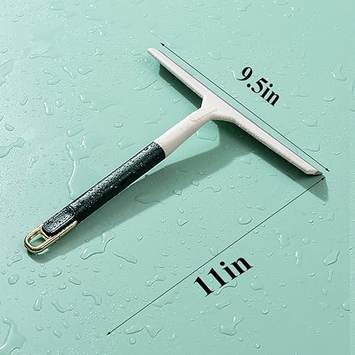 Miniatura 2 de Escobilla de ducha para puertas de vidrio, paredes de ducha de azulejos y techo de ventana, escobilla de silicona para baño, espejos, ventanas de