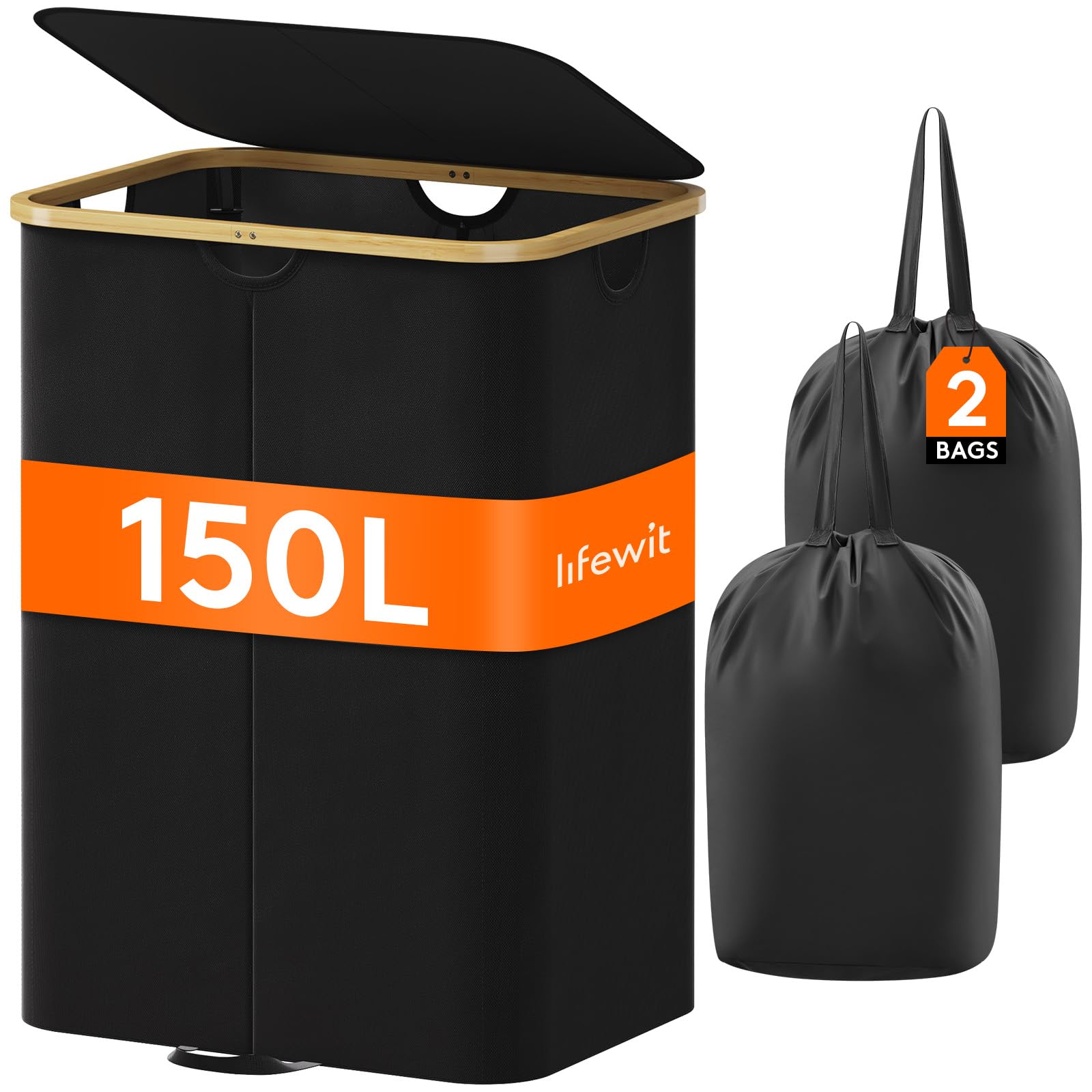 Panier à linge pour chambre et salle de bain pliable