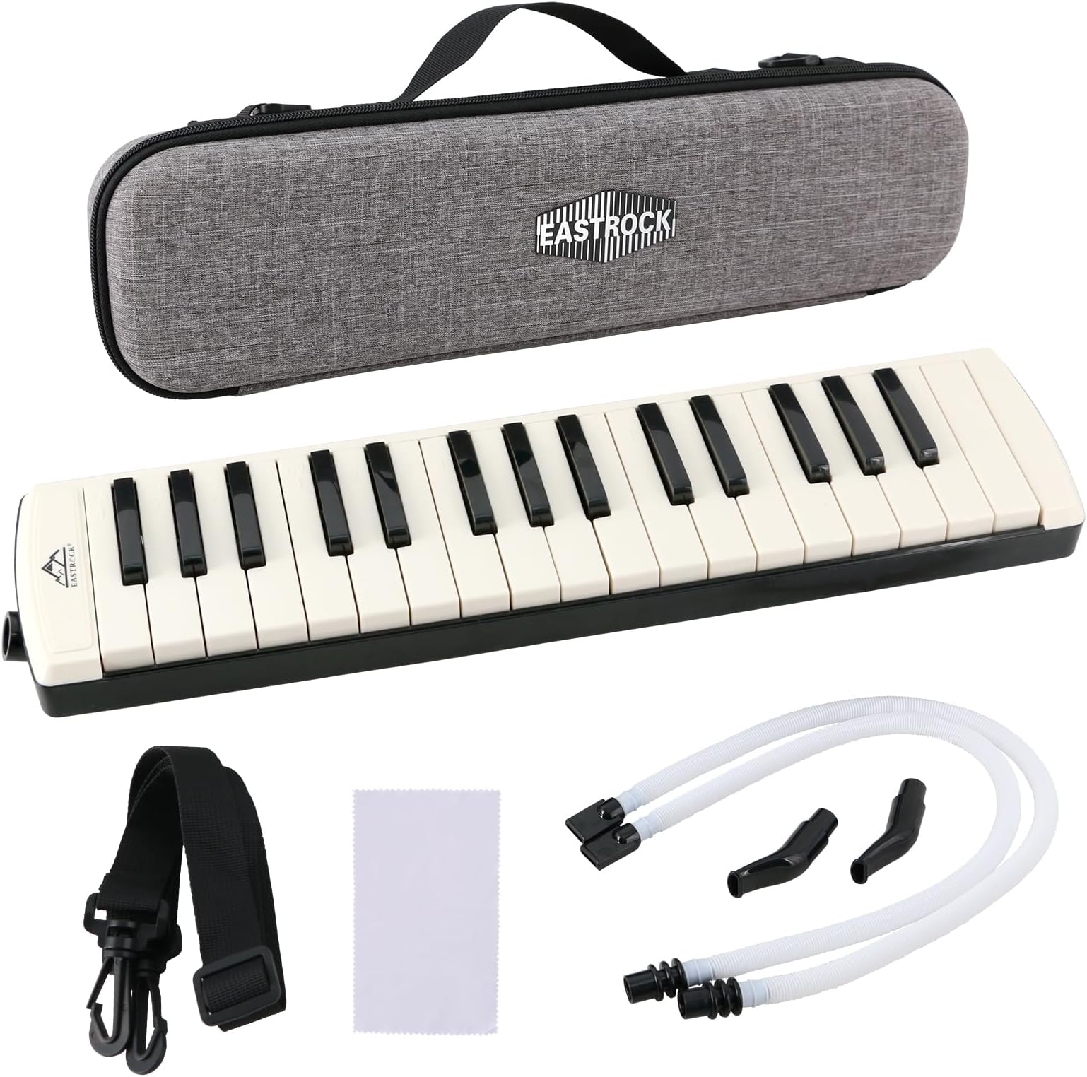 32 Key Melodica, Musical Instrument Air Piano Keyboard, Melodica Instrument With Carrying Bag (Pink