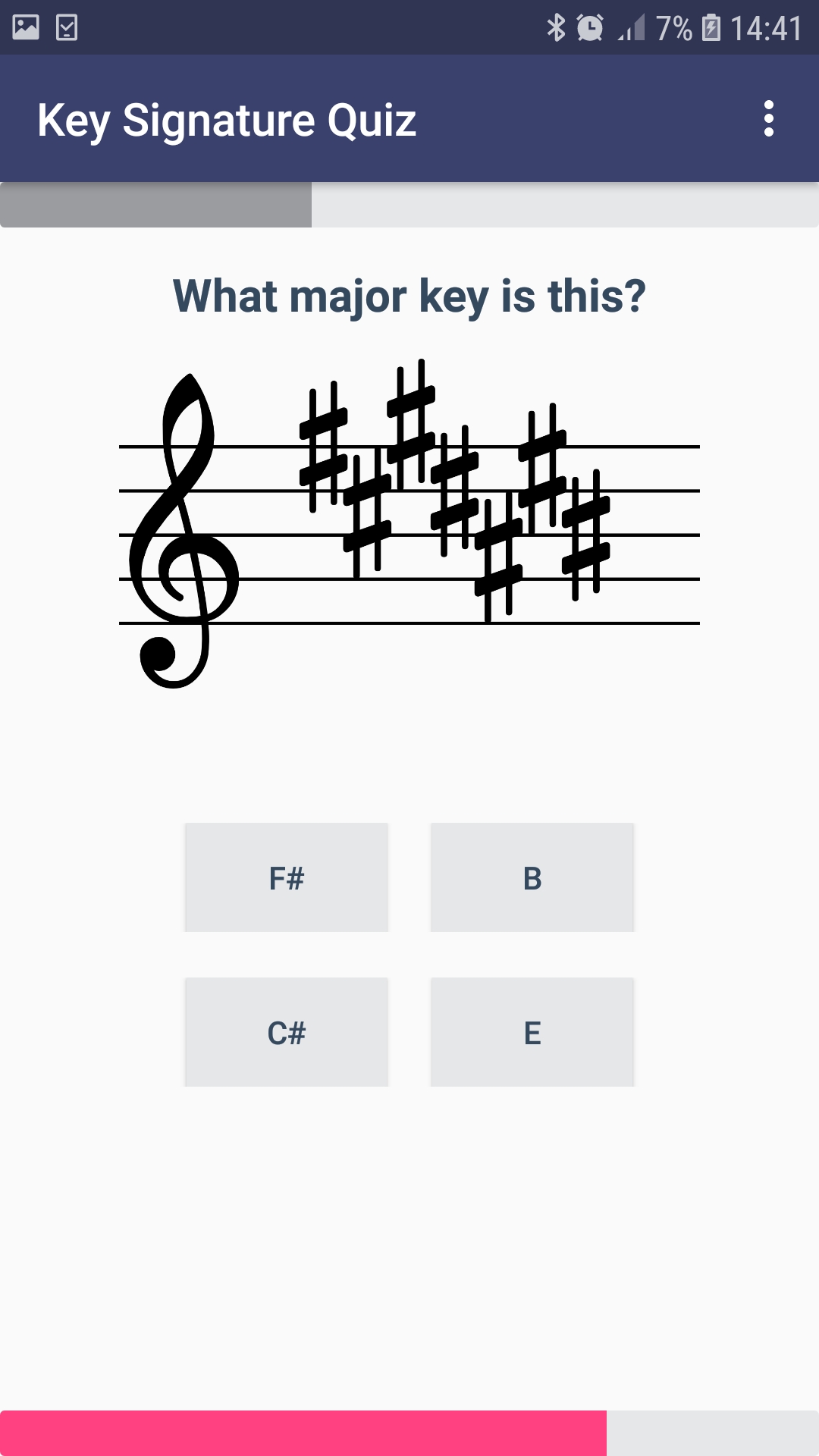 Music Theory Key Signature Quiz App on Amazon Appstore