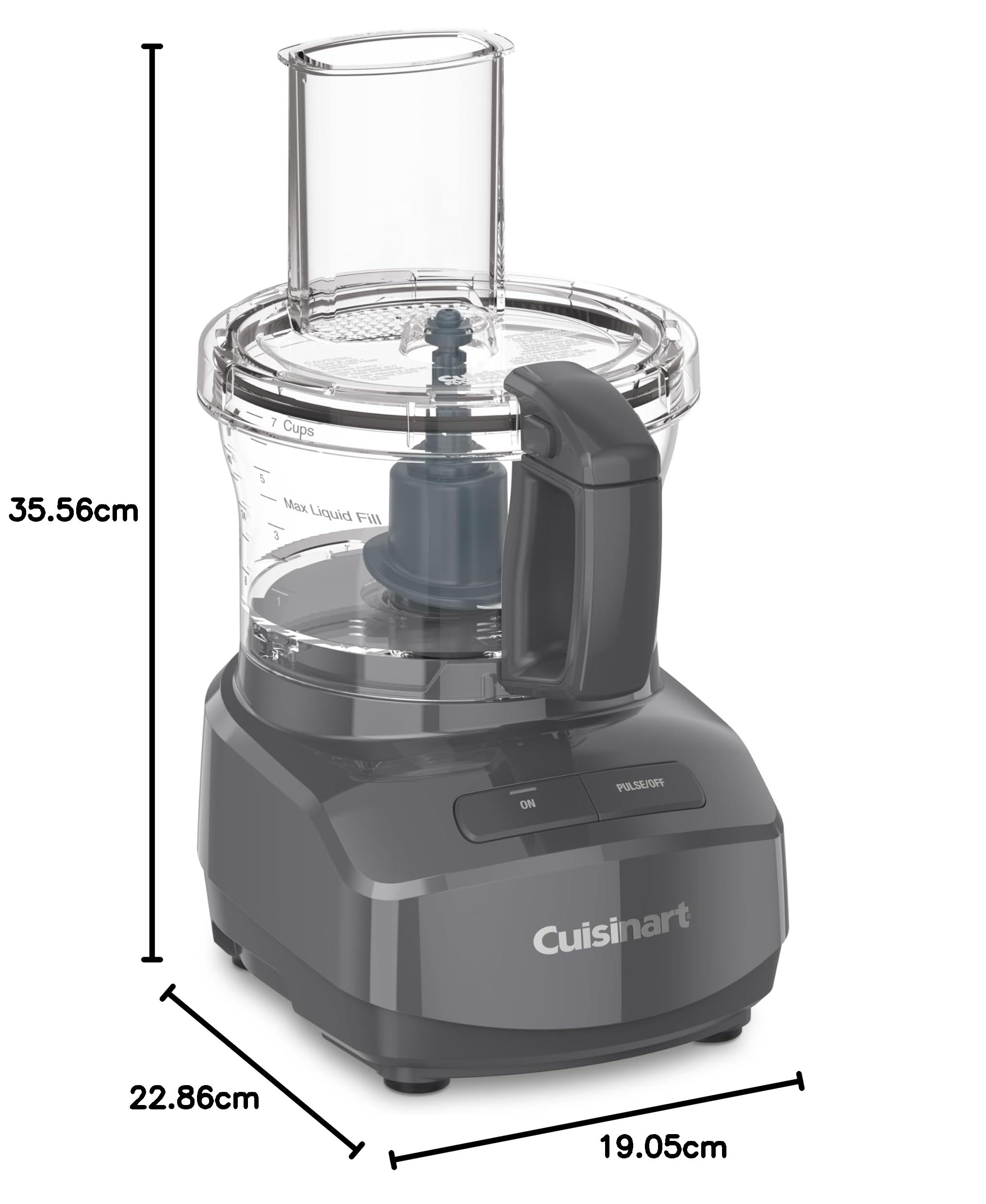 Cuisinart Robot da cucina dal design elegante e moderno con due semplici comandi e lama universale per tritare, mescolare e impastare (grigio)
