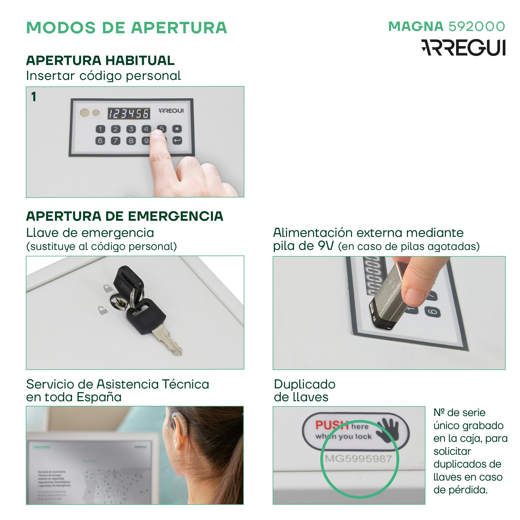 ARREGUI Magna 592000 Caja Fuerte Oculta en el Suelo del Armario | Escondite para Dinero en Casa | Caja Fuerte Camuflada para el Hogar con Código | Caja de Seguridad Electrónica | 11x31x29 cm | 5L