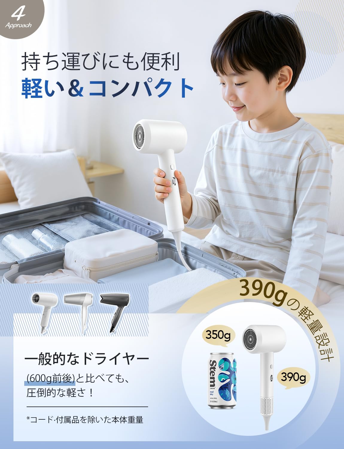 Amazon | ドライヤー 【2026革新モデル・大風量1250W・速乾