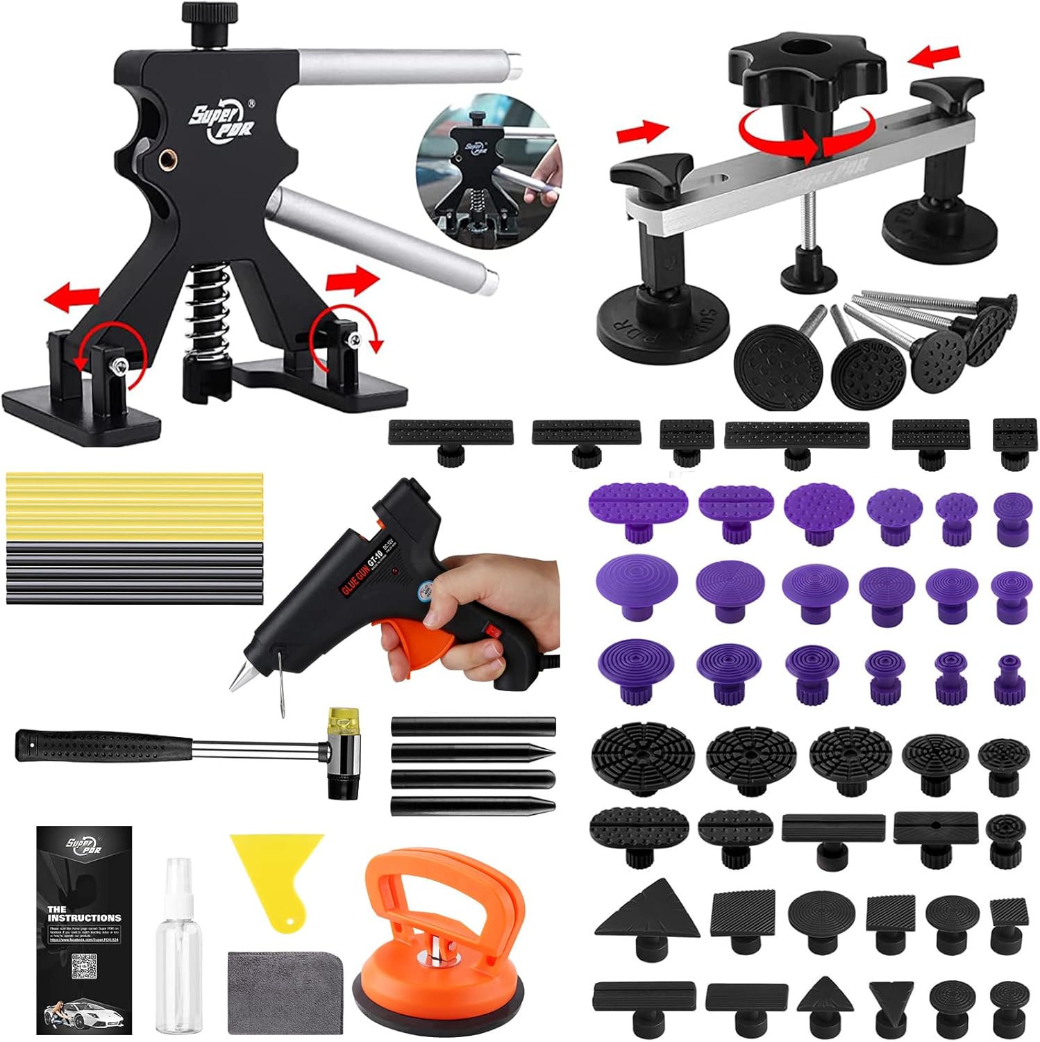 Fly5D dent pullers PDR Tools dent Removal Tools Pops a Dent Bridge Dent