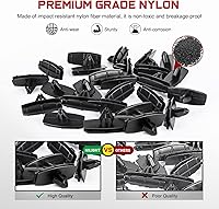 Vista 4 de Nilight 25 clips de moldura de guardabarros para rueda de libertad, clip de panel basculante para Chrysler 55157055-AA, Wrangler Liberty