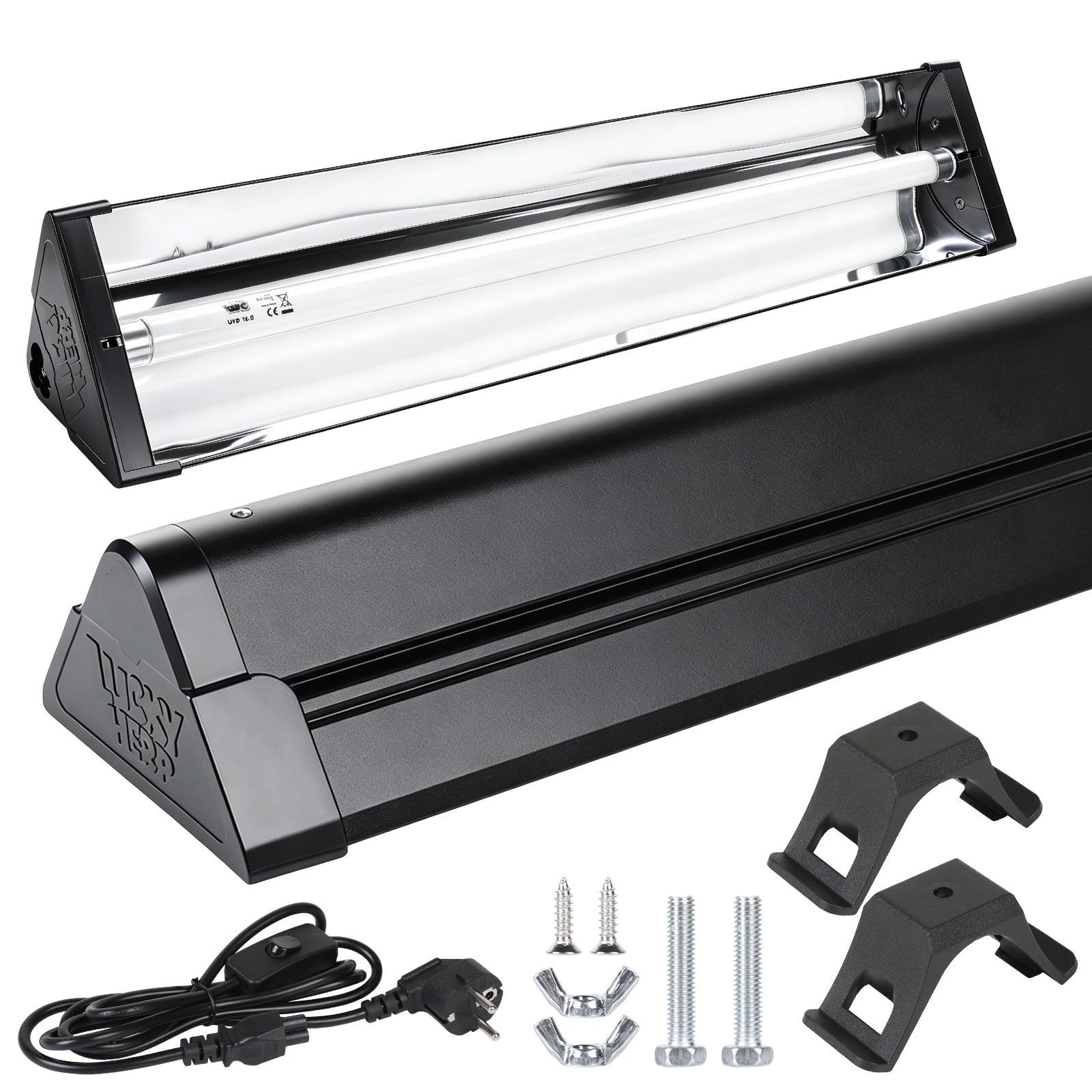 CPROSP 24W Kit di Illuminazione UVB T5 HO per rettili tropicali e desertici