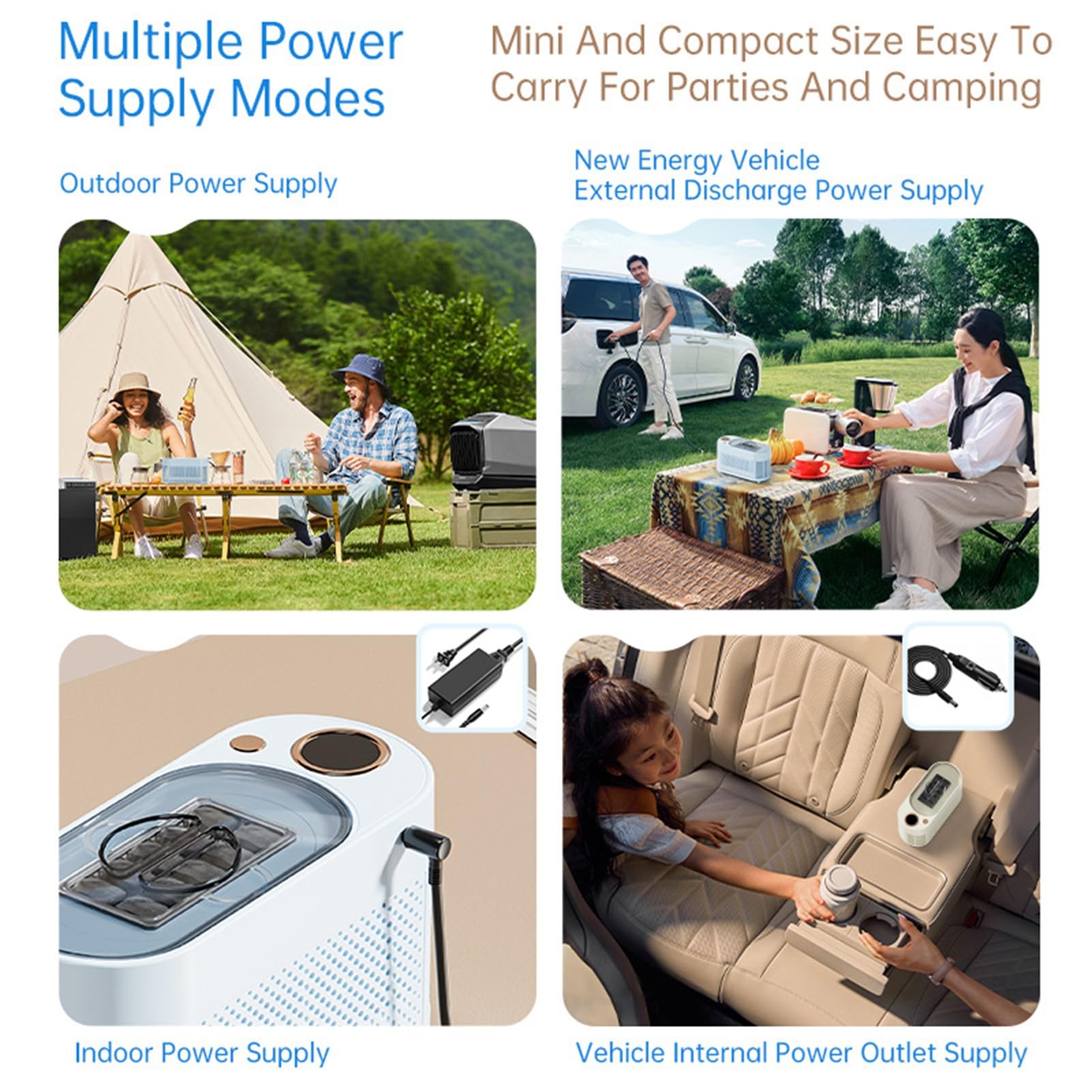 Mini máquina de hielo para encimera, 10 cubitos de hielo en 15 minutos, máquina de hielo automática portátil silenciosa para el hogar, camping, oficina, bar, fiesta, coche (Enchufe