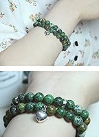 Vista 87 de 2Pcs Healing Crystal Bracelets for Women Handmade Beaded Bracelet Healing Prayers Crystal 8mm Natural Stone Beads Bracelet Stress Relief Get Well