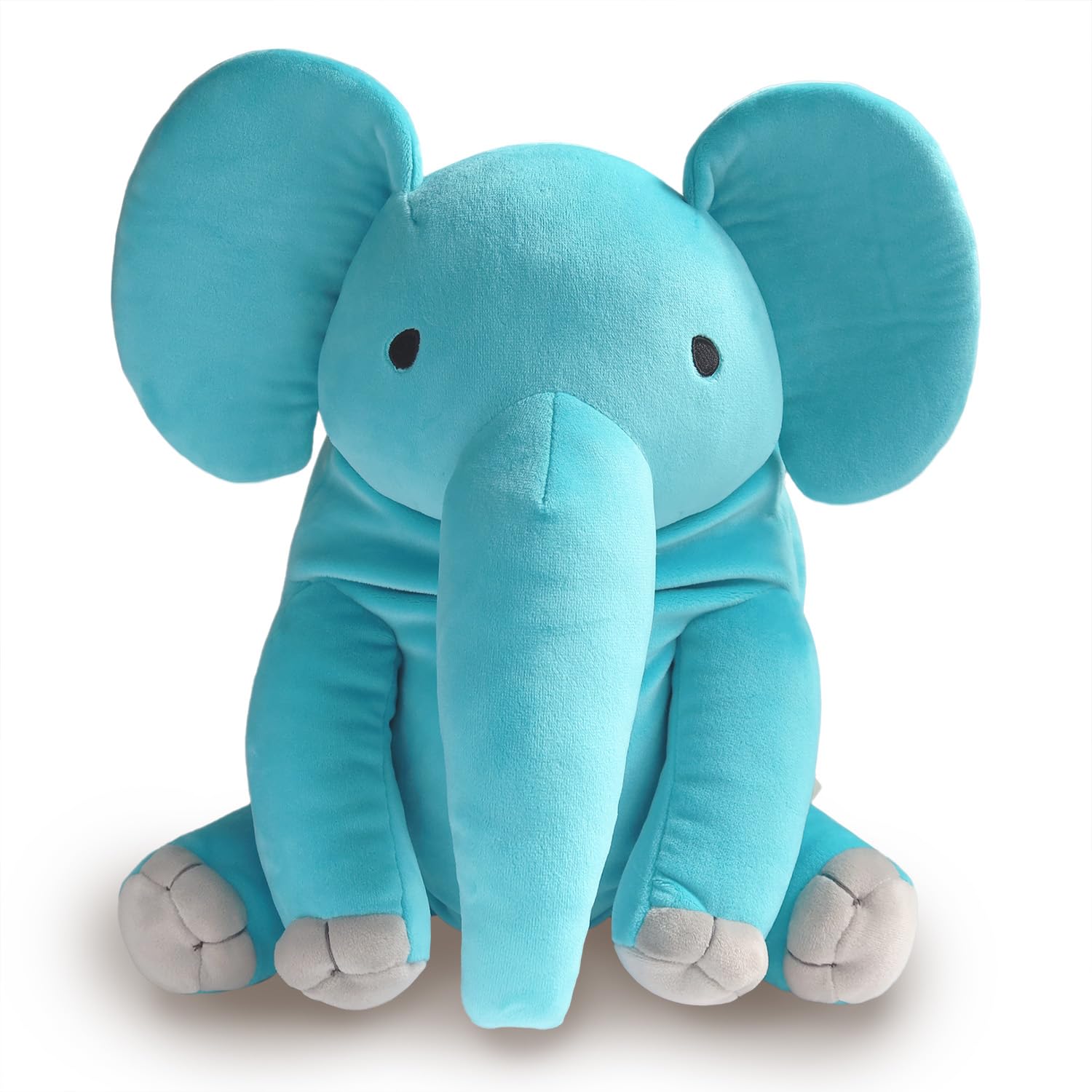 MOZO-0350 Morisaka Global Mochi Animal Large 7.9 x 8.7 x 11.8 inches (20 x 22 x 30 cm) Elephant Plush Animal Mochi Series : Toys & Games