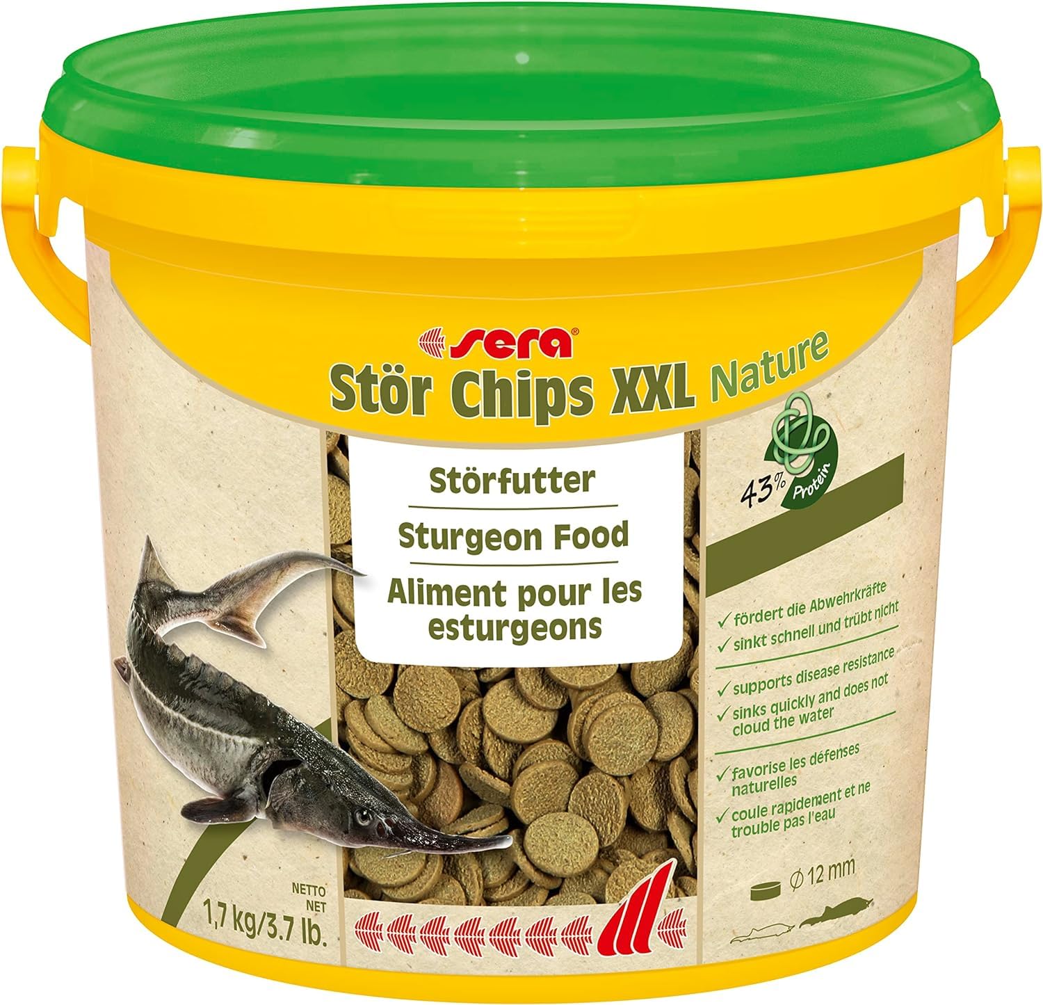 SERA esturgeons Chips XXL 1.7kg