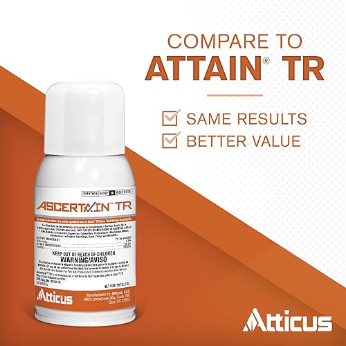 Miniatura 9 de Atticus Ascertain TR - Nebulizador de invernadero (lata de 2 onzas)  (Comparar con alcanzar)  Insecticidaacicida bifentrina de liberación total