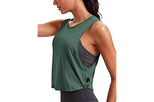 Pima Cotton Cropped Tank - Women's Athletic Yoga Wear