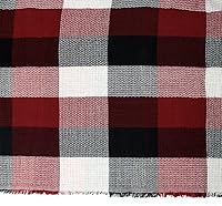 Vista 12 de Bufandas de moda a cuadros y cuadros Infinity de Scarfand's Tartan Blnkt Tartan (Rojo)