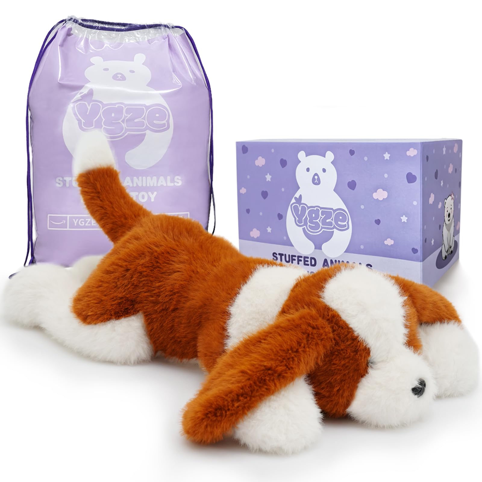 YGZE Weighted Puppy Stuffed Animals 24 Inch 4 lb Dog
