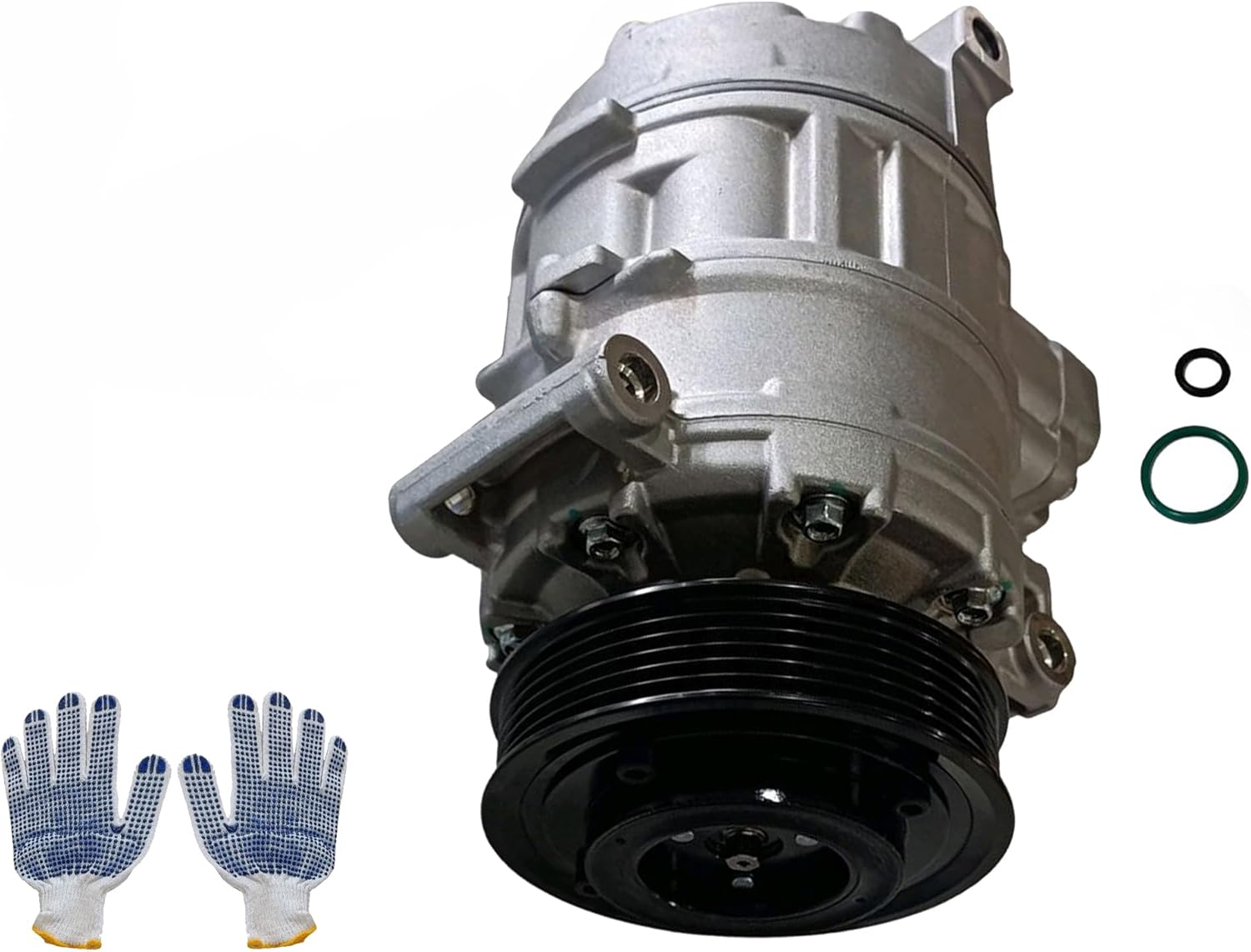 1K0820803G A/C Air Conditioner AC Compressor W/Clutch for Audi A3 A4 Q3 TT Quattro 2006-2018 for Volkswagen Beetle CC Eos Golf GTI Jetta Passat R32 Tiguan 2006-2017 Replaces CO 4573JC