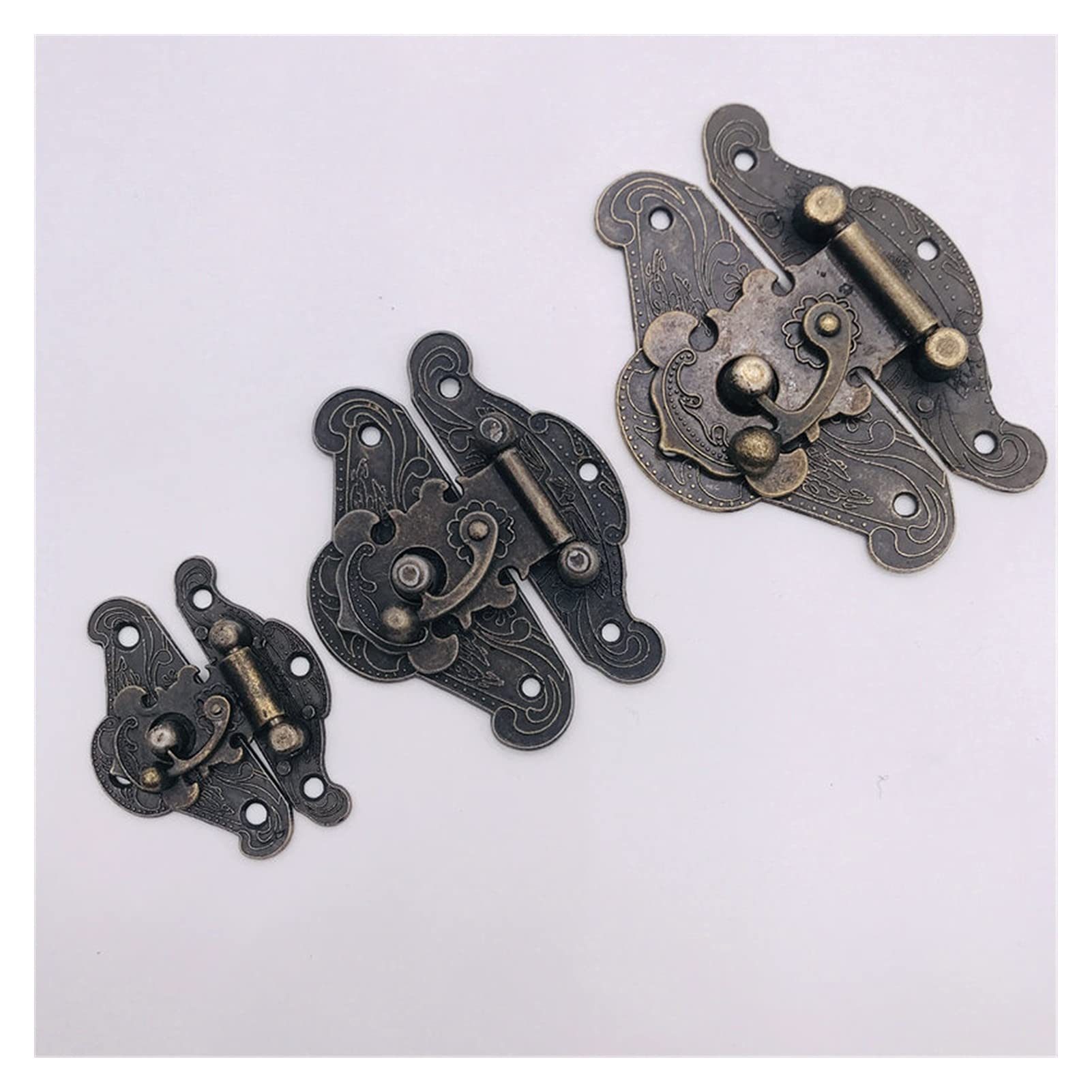 Serrure Antique Pour Boîte à Bijoux En Bois | Alliage, Dimensions 5,1x4,3 Cm | Style Rétro Avec Vis Incluses - 3